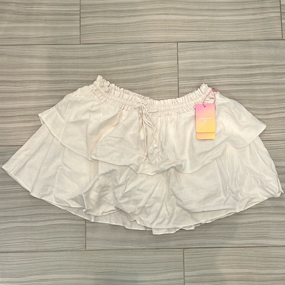stoney clover lane x target collab white skirt